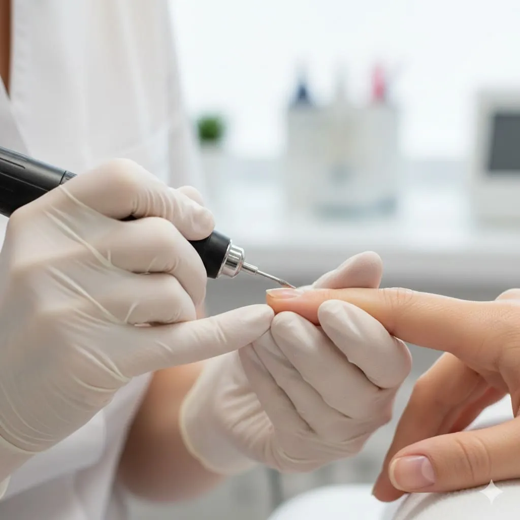 Individual nail treatment for deformed nails